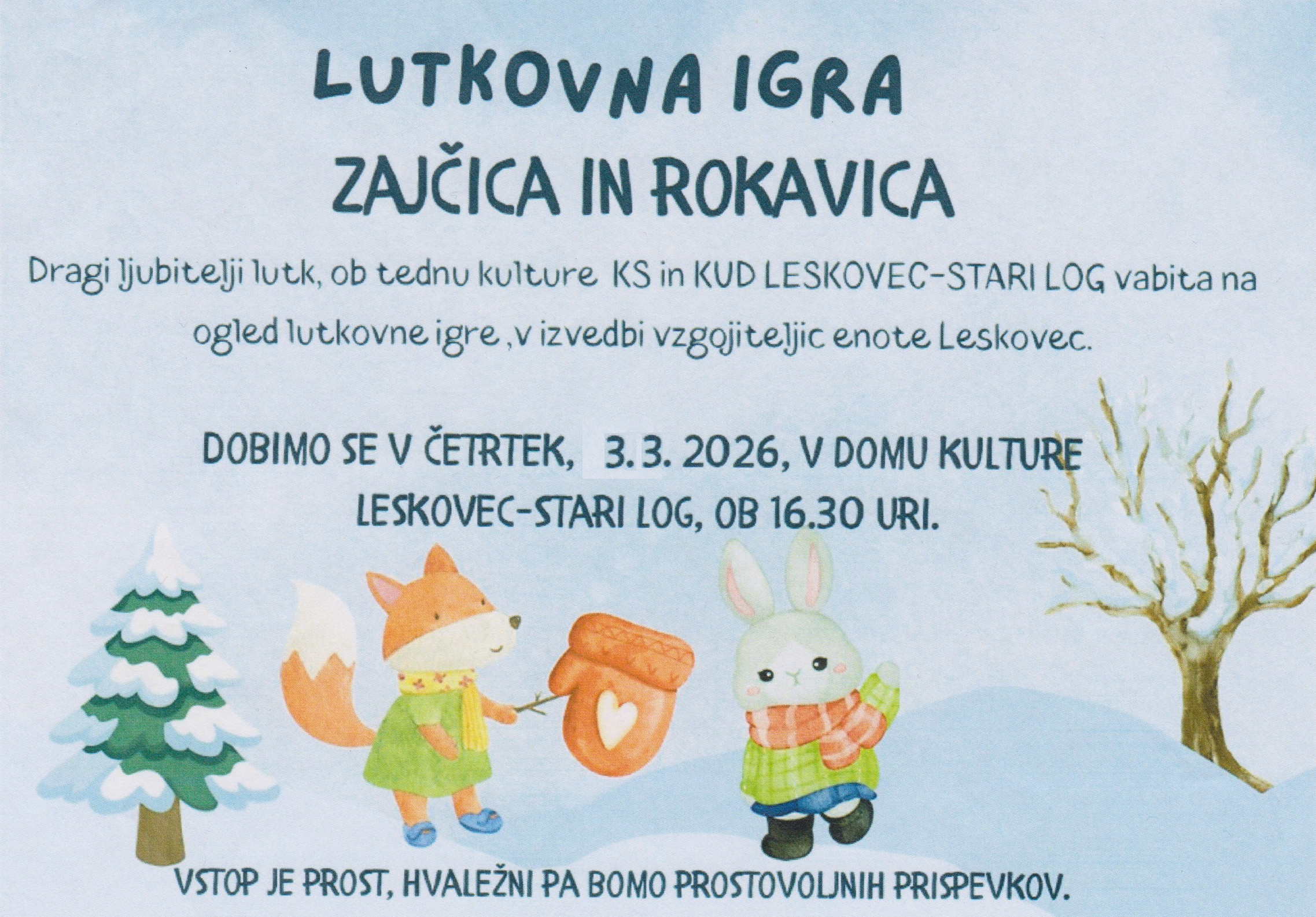 Zaj�ica in rokavica